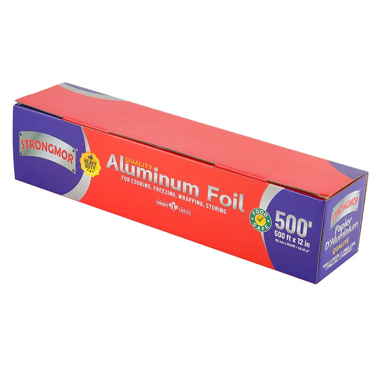 Husholdningsmatlaging Aluminiumsfolierull Husholdningsmatlaging Aluminiumsfolierull